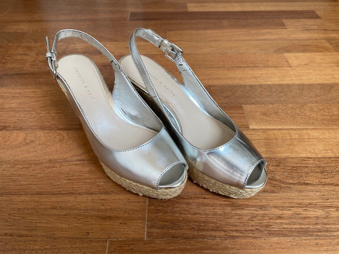 Charles and discount keith wedges shoes
