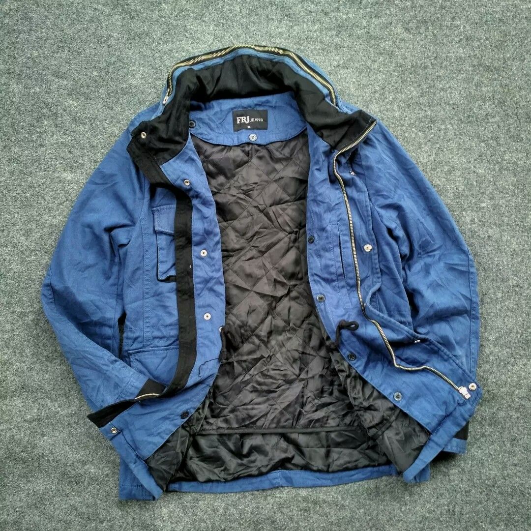 FRJ Jeans Utility Jacket, Fesyen Pria, Pakaian , Baju Luaran di Carousell