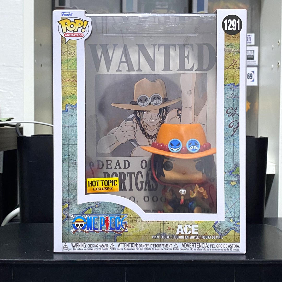 Funko Pop! Animation One Piece Ace Hot Topic Exclusive Figure