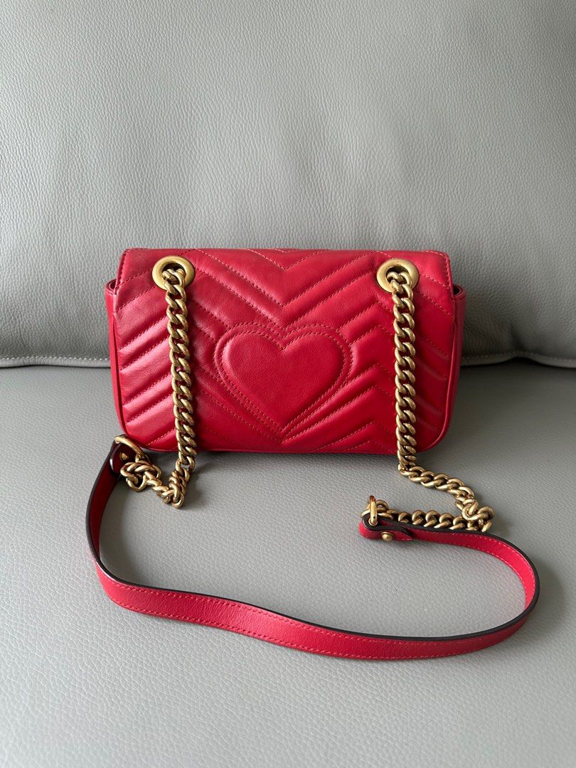 Gg marmont 2.0 quilted leather coin outlet purse on a chain