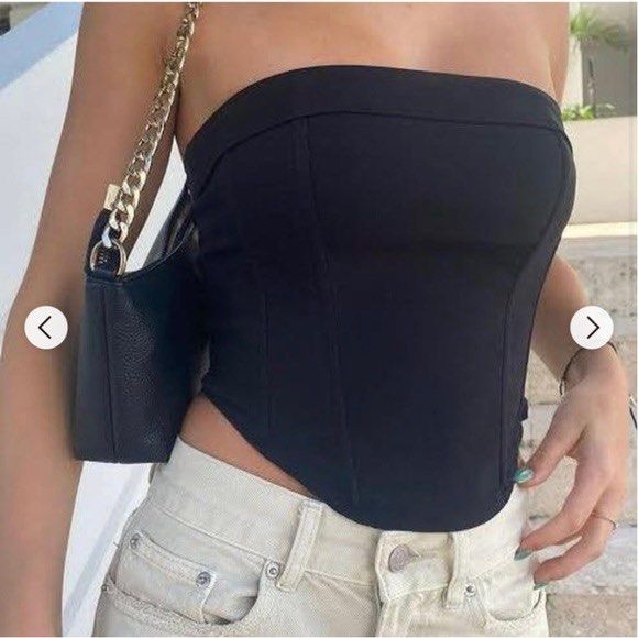 glassons strapless corset top