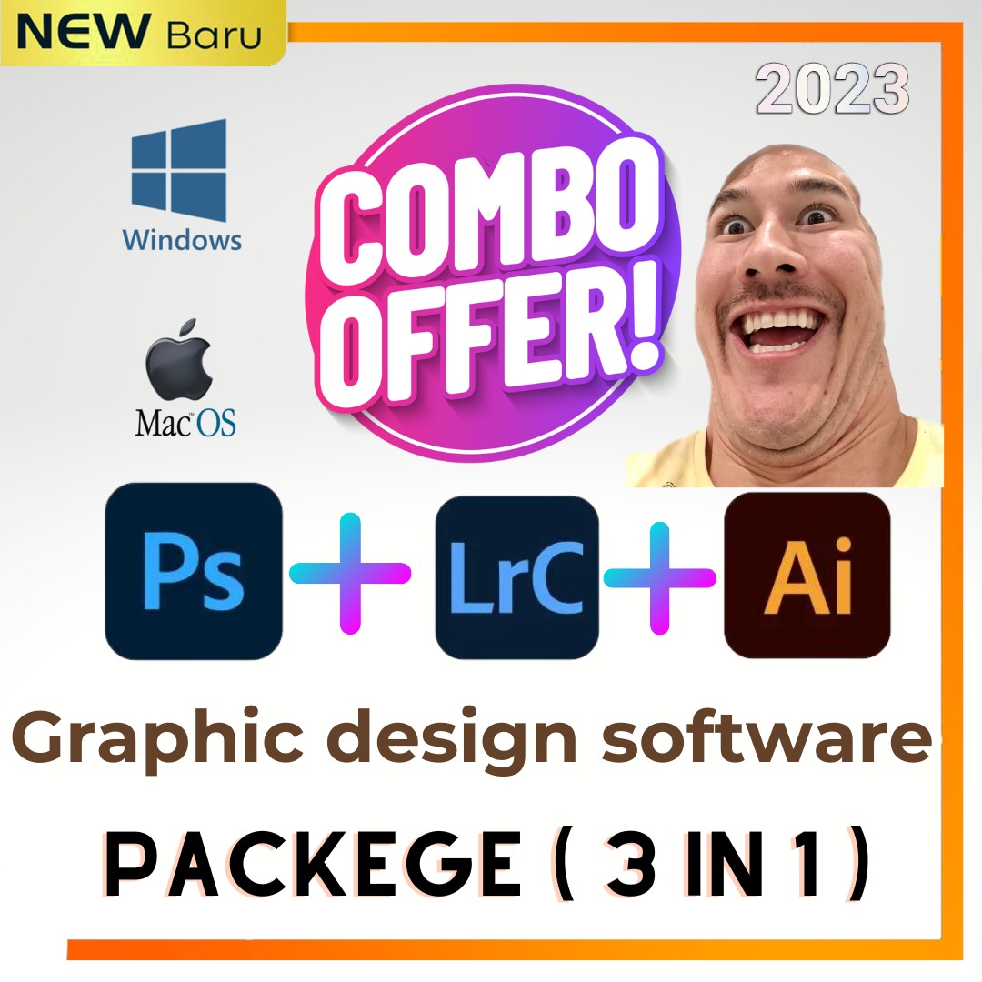Graphic design software | Packege ( 3 in 1 ) Combo Offer 2023 ...