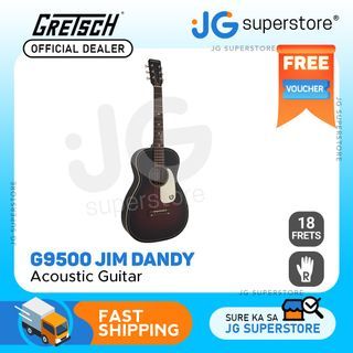Gretsch G9500 Jim Dandy Acoustic Guitar Flat Top Parlor Vintage Style Right-Handed (2-Color Sunburst) | JG Superstore