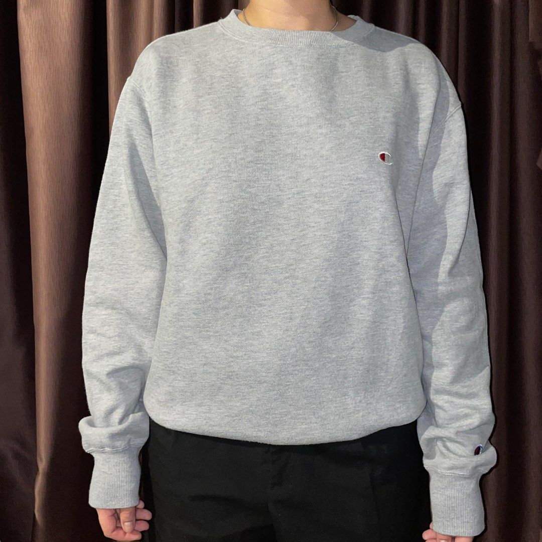 GREY CHAMPION SWEATSHIRT