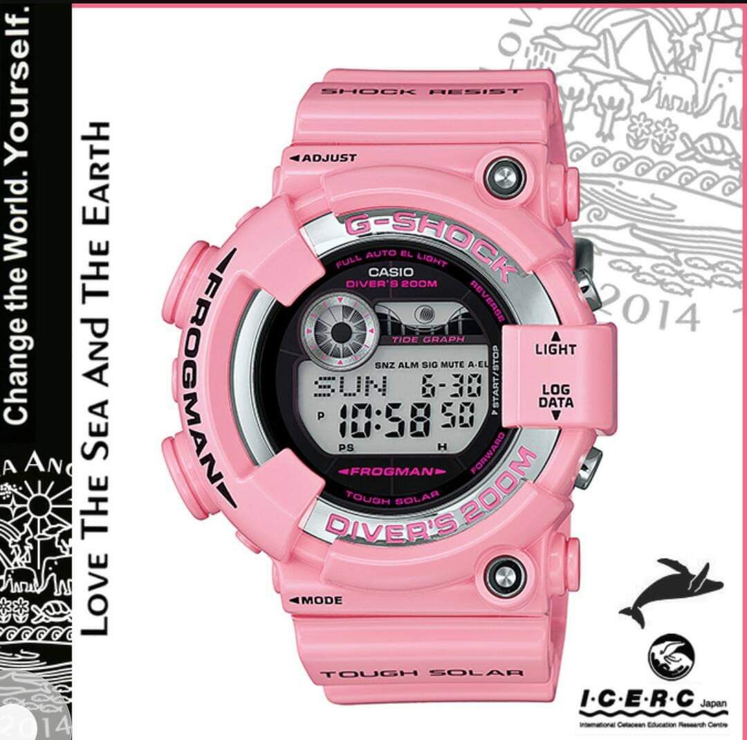 G shock frogman pink sales