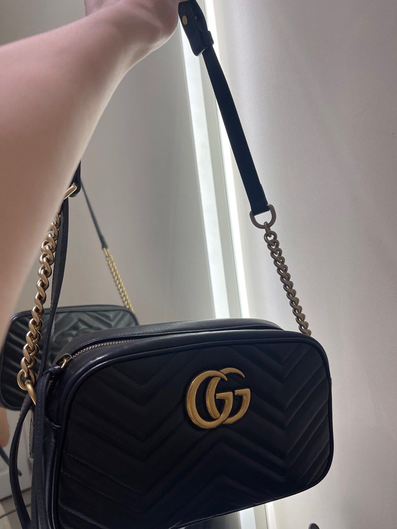 Gucci GG Marmont Camera Bag with Receipt