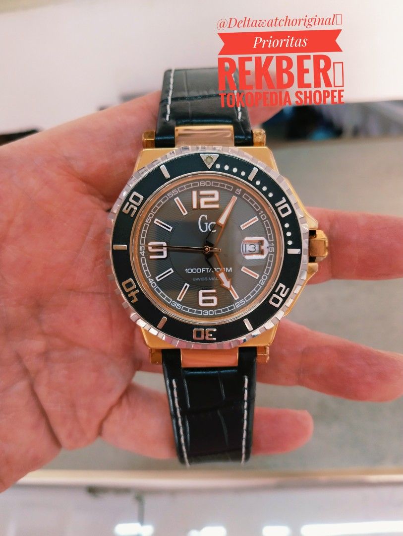 Guess Collection Gc X79002G2S Aquasports Diver 300m Saphire Swiss