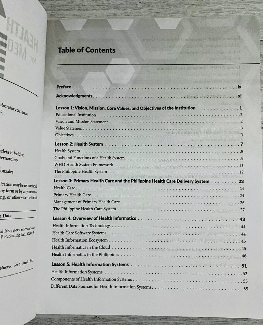 Health Information System for Medical Laboratory Science, Hobbies