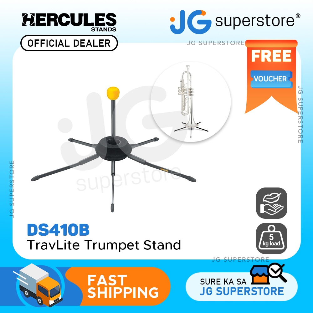 Suporte De Trompete Hercules Ds410b Travlite