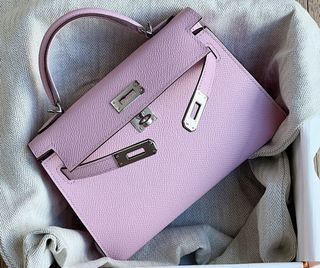 Hermes In-The-Loop Phone To Go GM Case Mauve Sylvestre  Leather handbag  patterns, Pink chanel bag, Handbag patterns