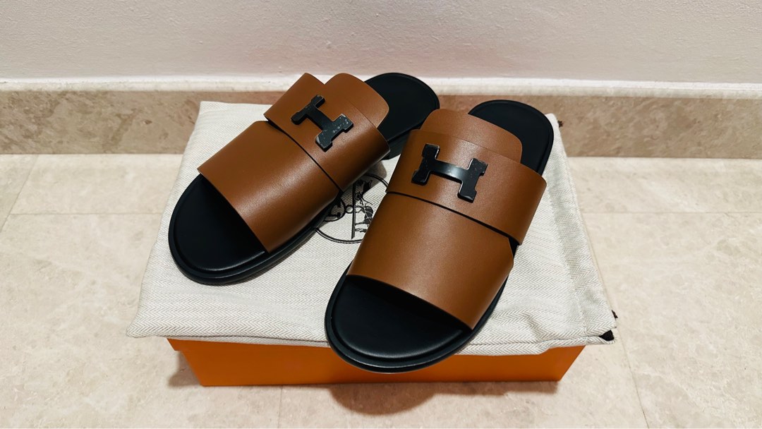 Hermes slippers deals mens uk