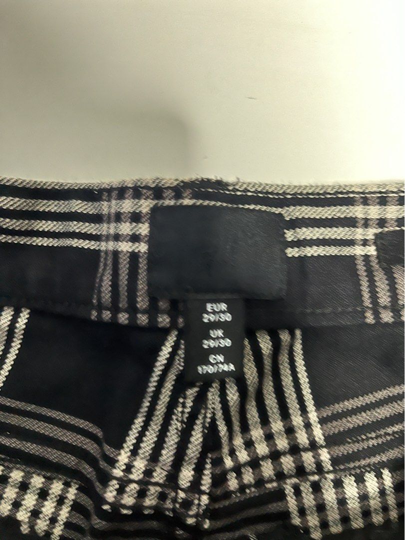 Checkered clearance chino pants