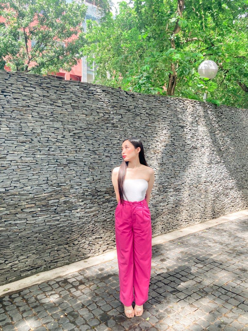 Pink pants 2025 h&m