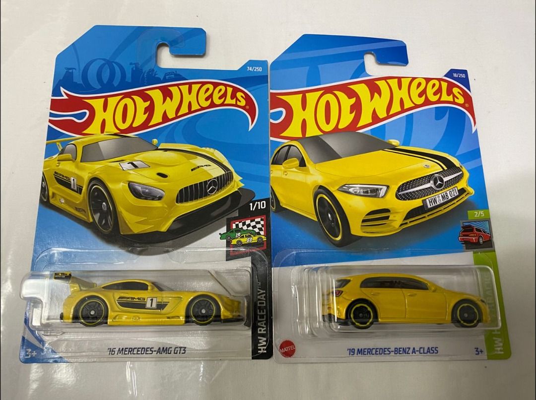 Hot Wheels Mercedes AMG GT3 Benz A Class Lot Hobbies Toys