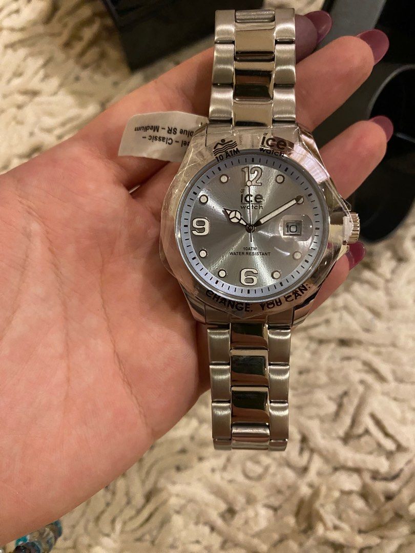 Ice steel on sale blue silver