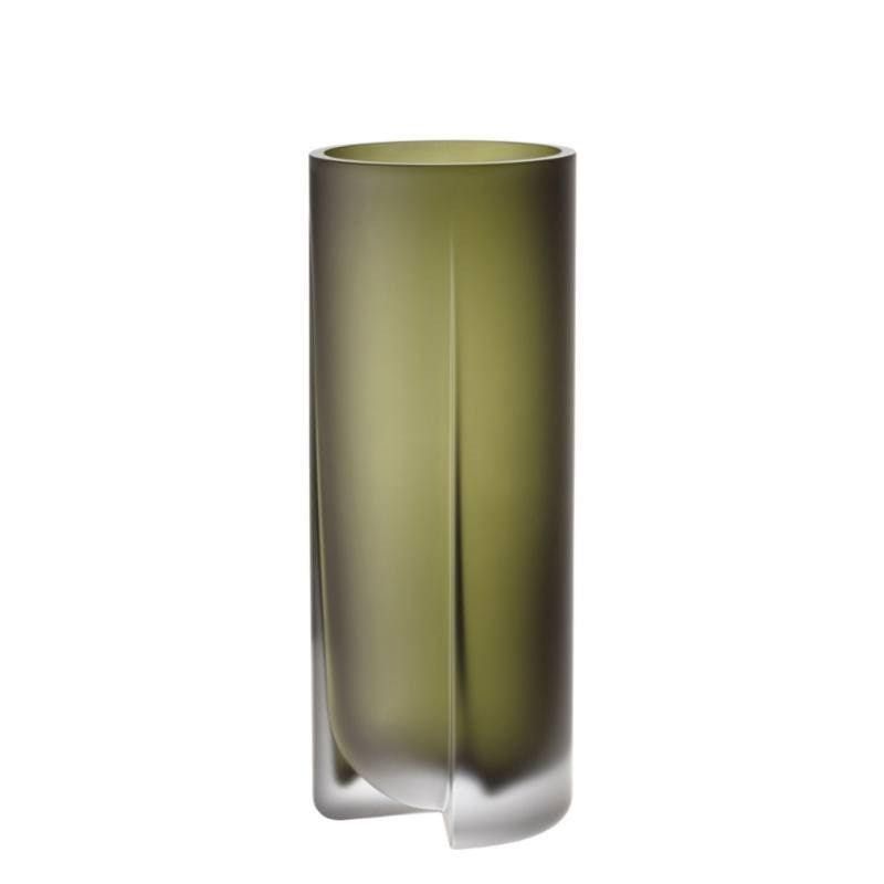 Iittala Kuru Vase (frosted glass, moss green), Furniture & Home Living,  Home Decor, Vases & Decorative Bowls on Carousell