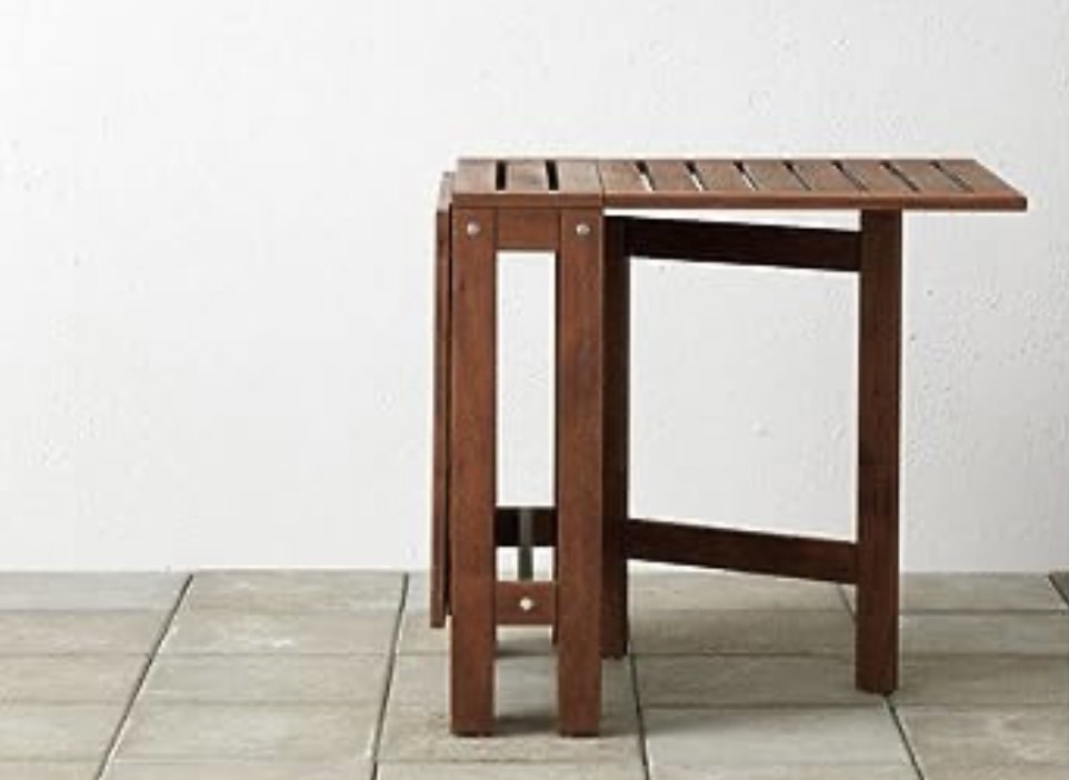IKEA Applaro folding table, Furniture & Home Living, Furniture, Tables & Sets on Carousell