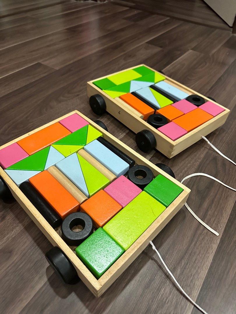 Ikea Toys Wooden Blocks , Hobbies & Toys, Toys & Games on Carousell