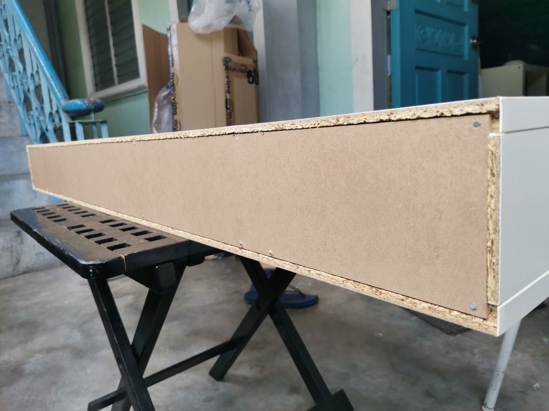 IKEA Ekby Alex shelf with drawers on Carousell