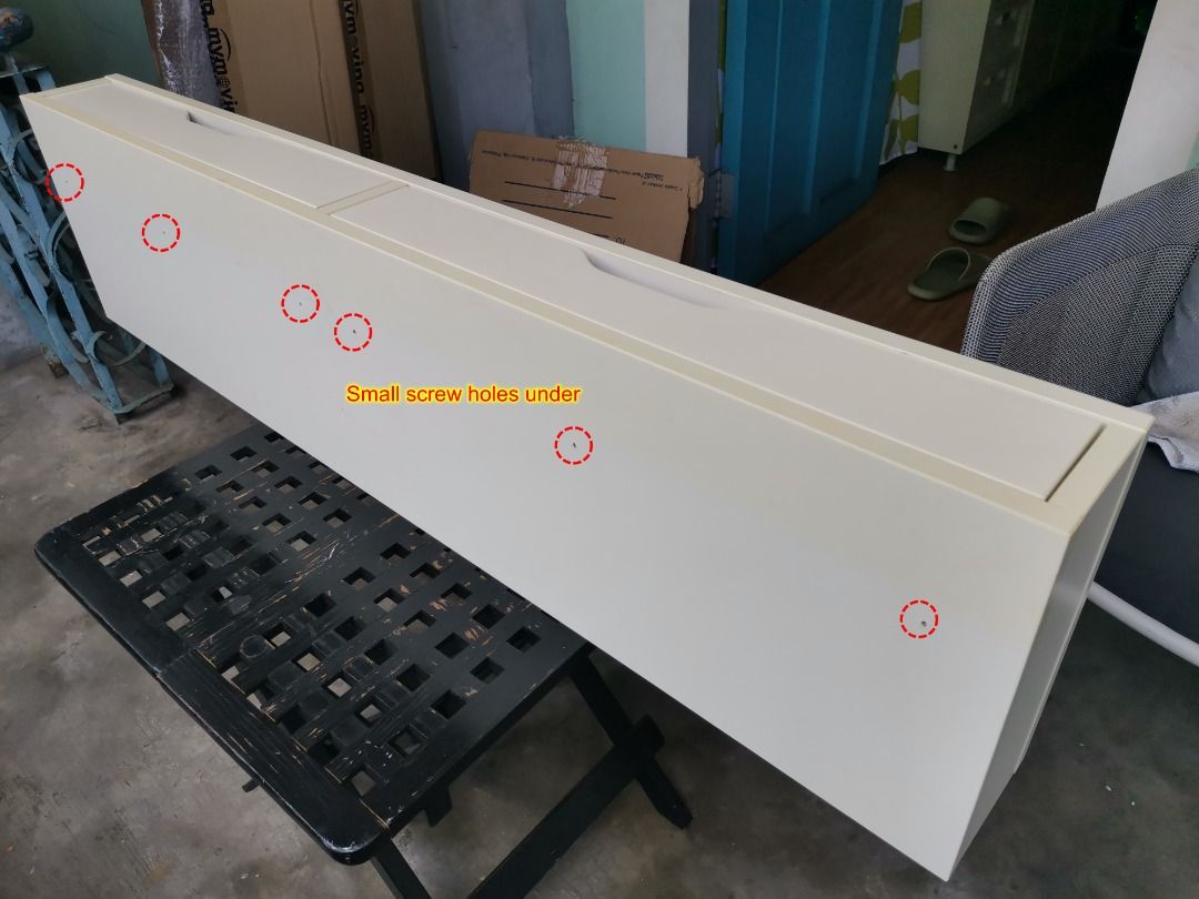 IKEA Ekby Alex shelf with drawers on Carousell