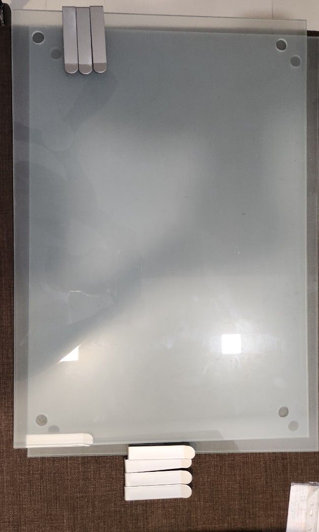 Ikea Frosted Glass Whiteboard, Furniture & Home Living, Home