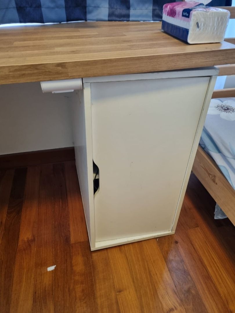 Ikea table top with 2 (Work from home setup), Furniture & Home