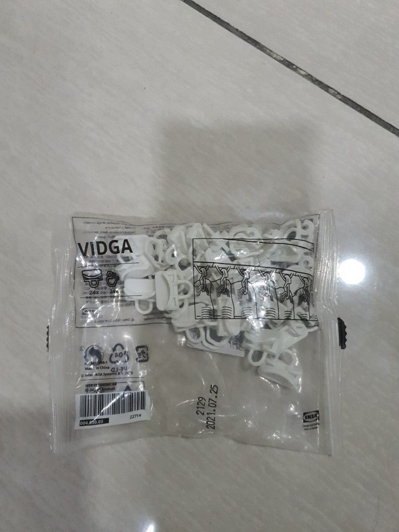 IKEA VIDGA GLIDER AND HOOK, Furniture & Home Living, Home Decor
