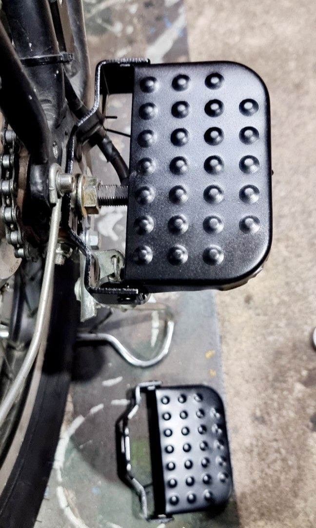 Foot Rest Peg Pillion Rear Big Wide Shaft Mounted Ebike E Bike Bicycle