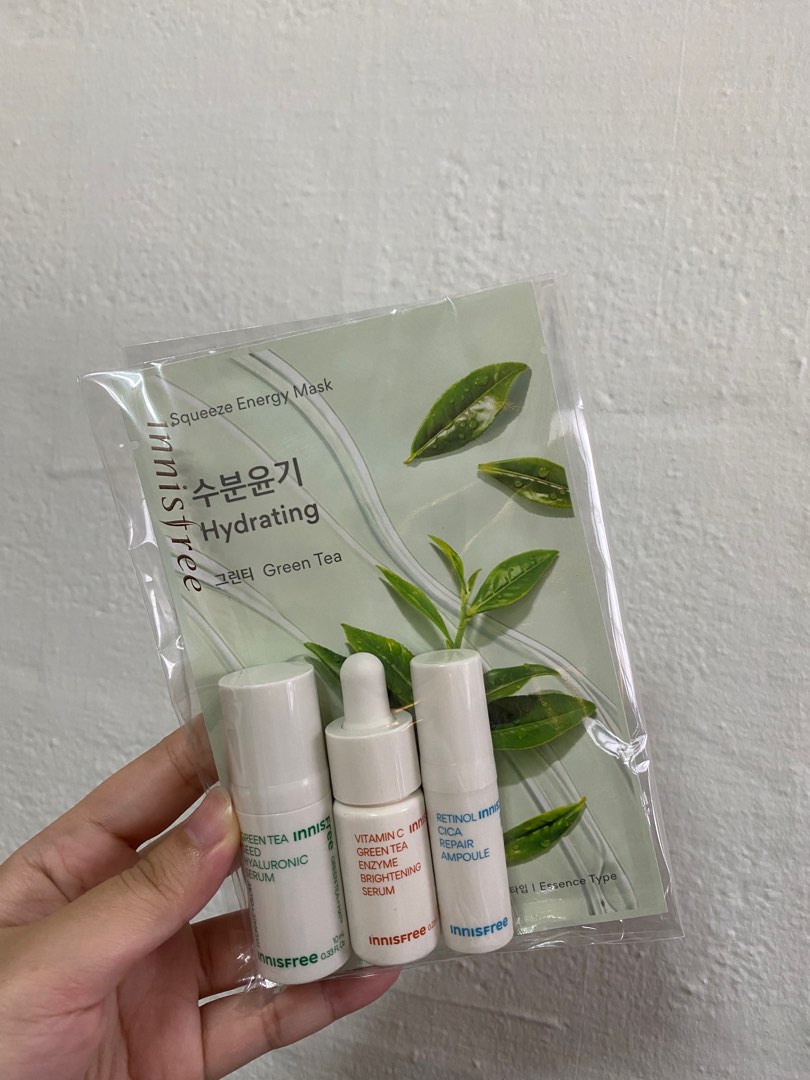 Innisfree Samples, Beauty & Personal Care, Face, Face Care on Carousell