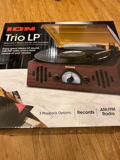 ION Audio Trio LP老上海古董AM/FM黑膠唱機（購買送陳奕迅黑膠唱片一張）
