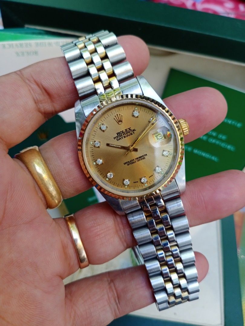 Jam rolex datejust Fesyen Pria Jam Tangan di Carousell