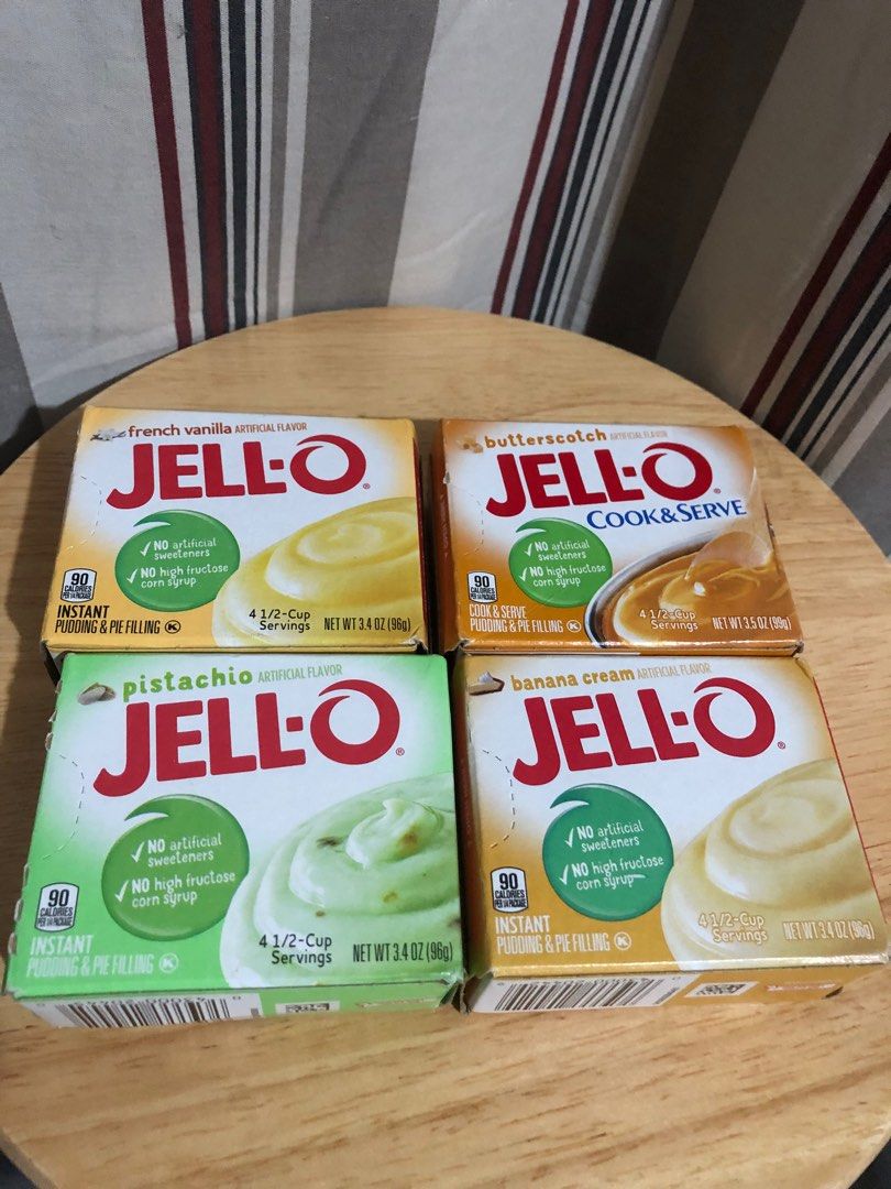 JellO Pistachio Pudding &Pie Filling Mix 3.4oz, Food & Drinks, Other
