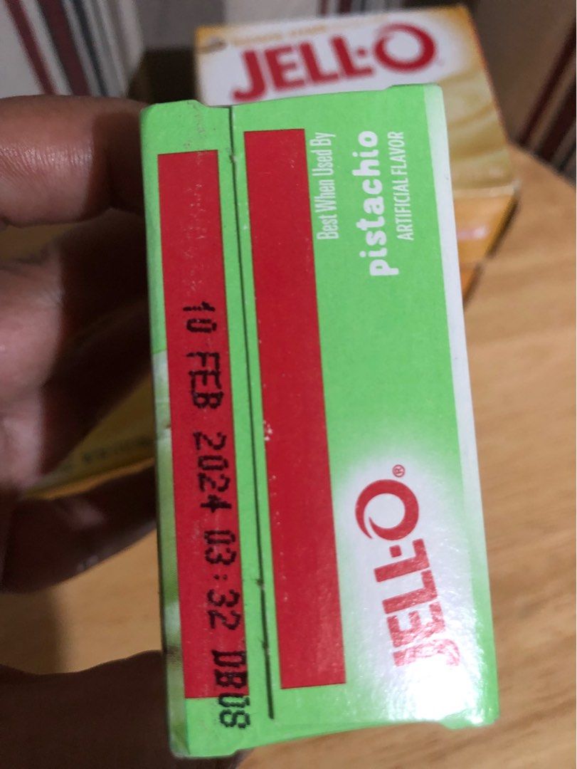 JellO Pistachio Pudding &Pie Filling Mix 3.4oz, Food & Drinks, Other