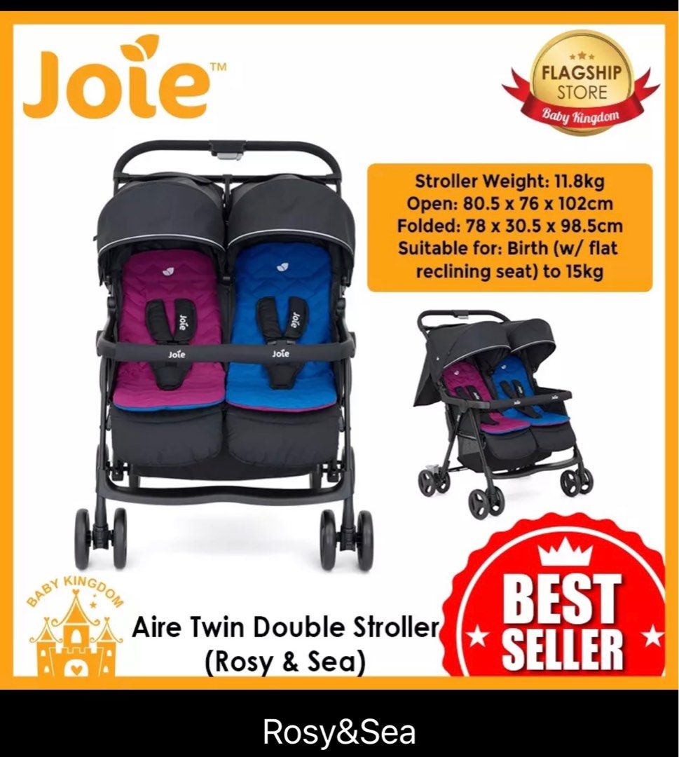 Joie aire deals twin raincover