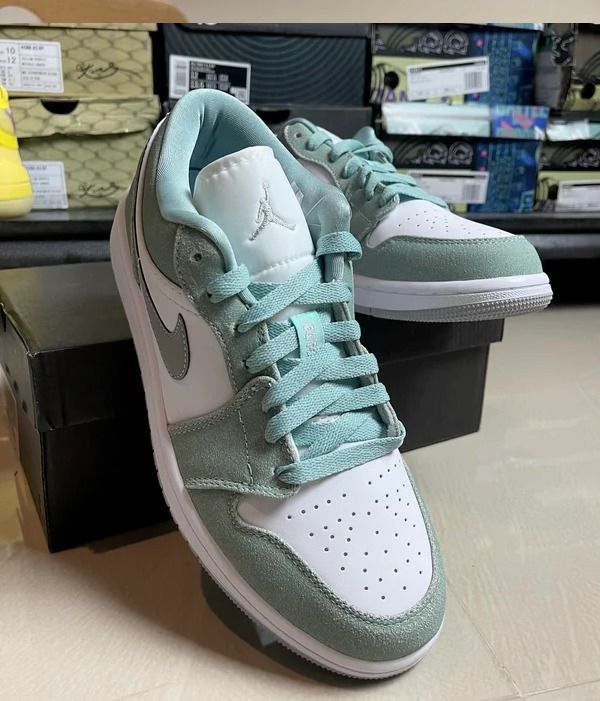 Jordan 1 Low Emerald Green Basketball Shoe on Carousell