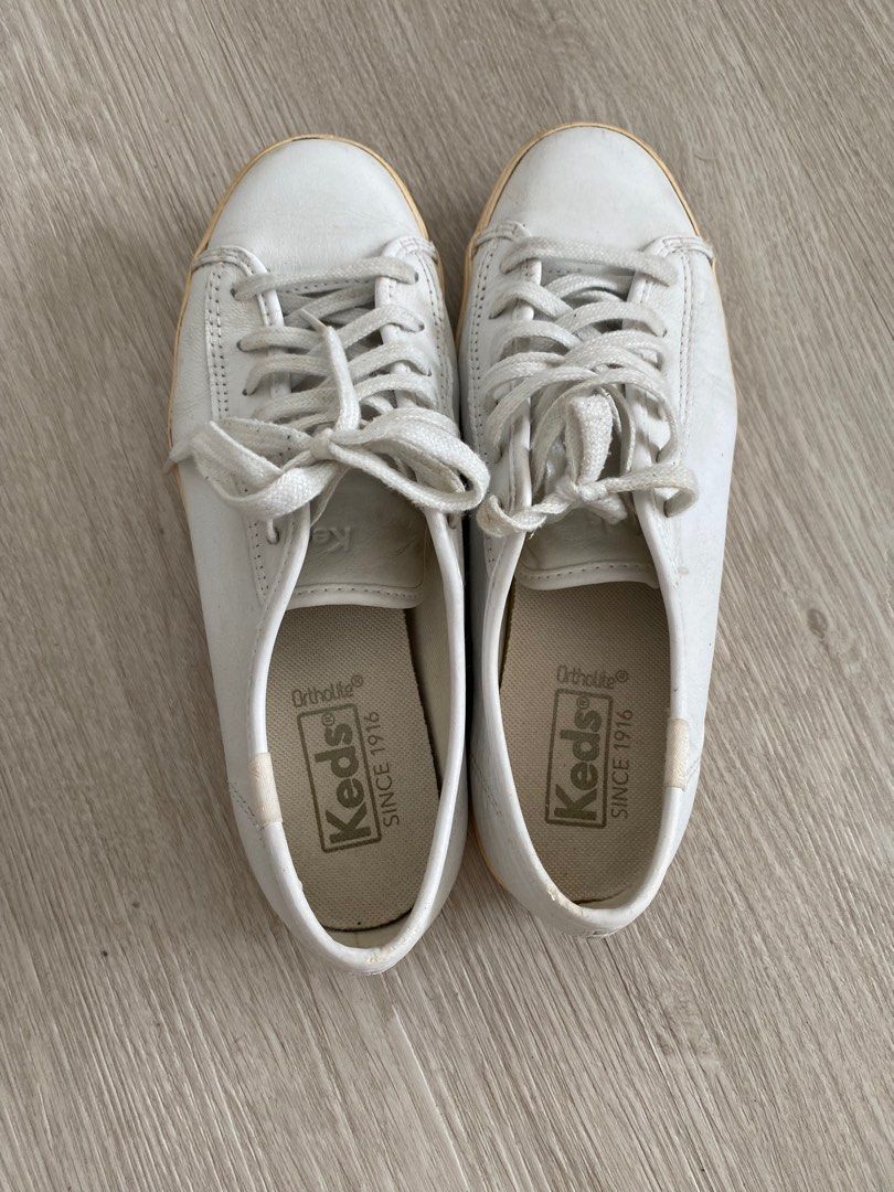 KEDS Women Triple Kick Leather Sneakers Women s Fashion Footwear