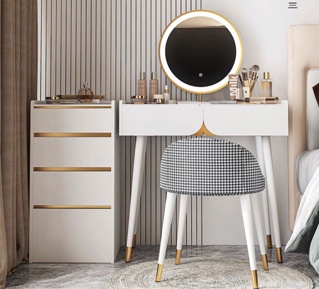 KESES Modern Vanity Table Set, Furniture & Home Living, Furniture ...