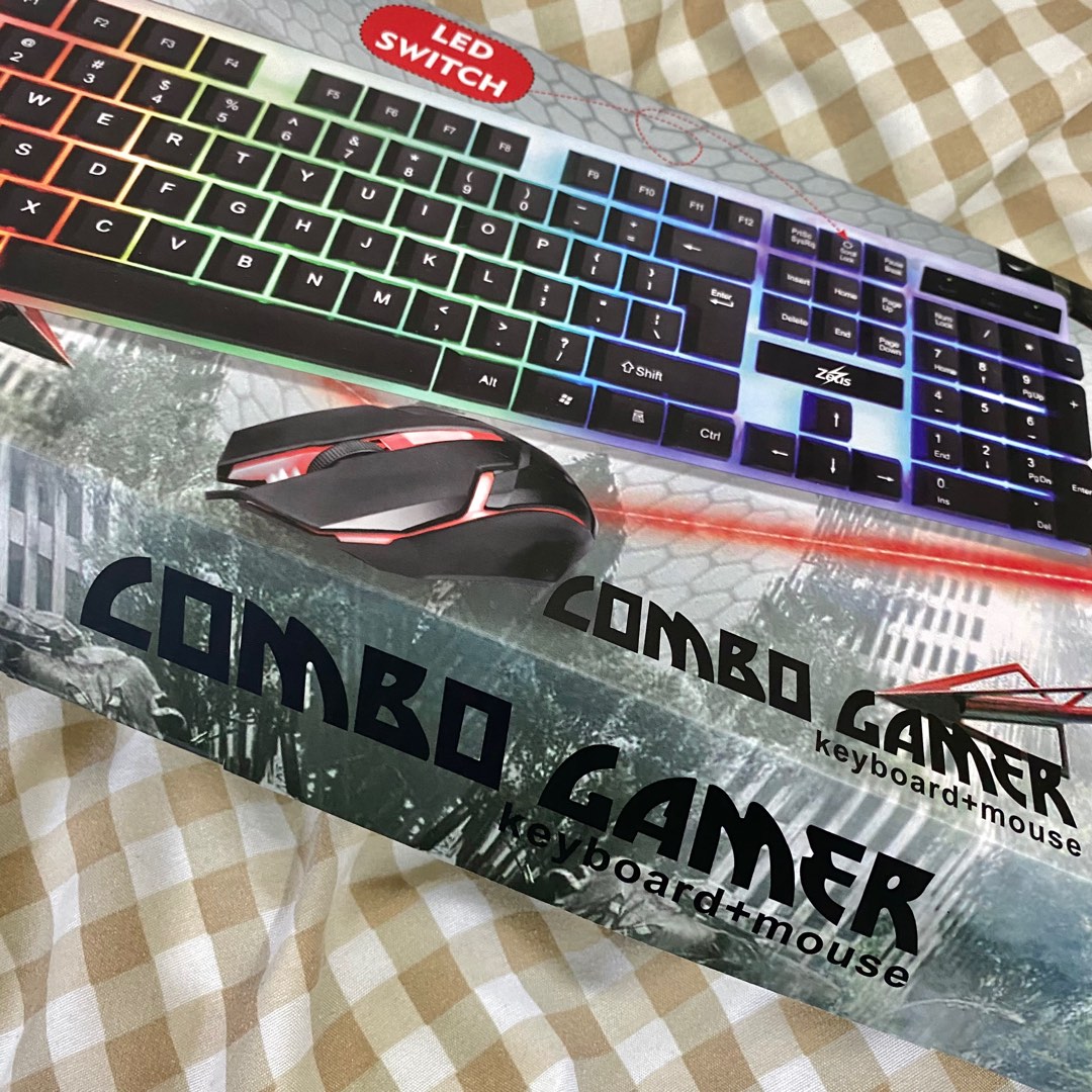 Zeus K001 Gaming Keyboard and Mouse on Carousell