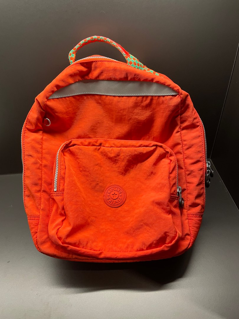 Kipling Orange Backpack