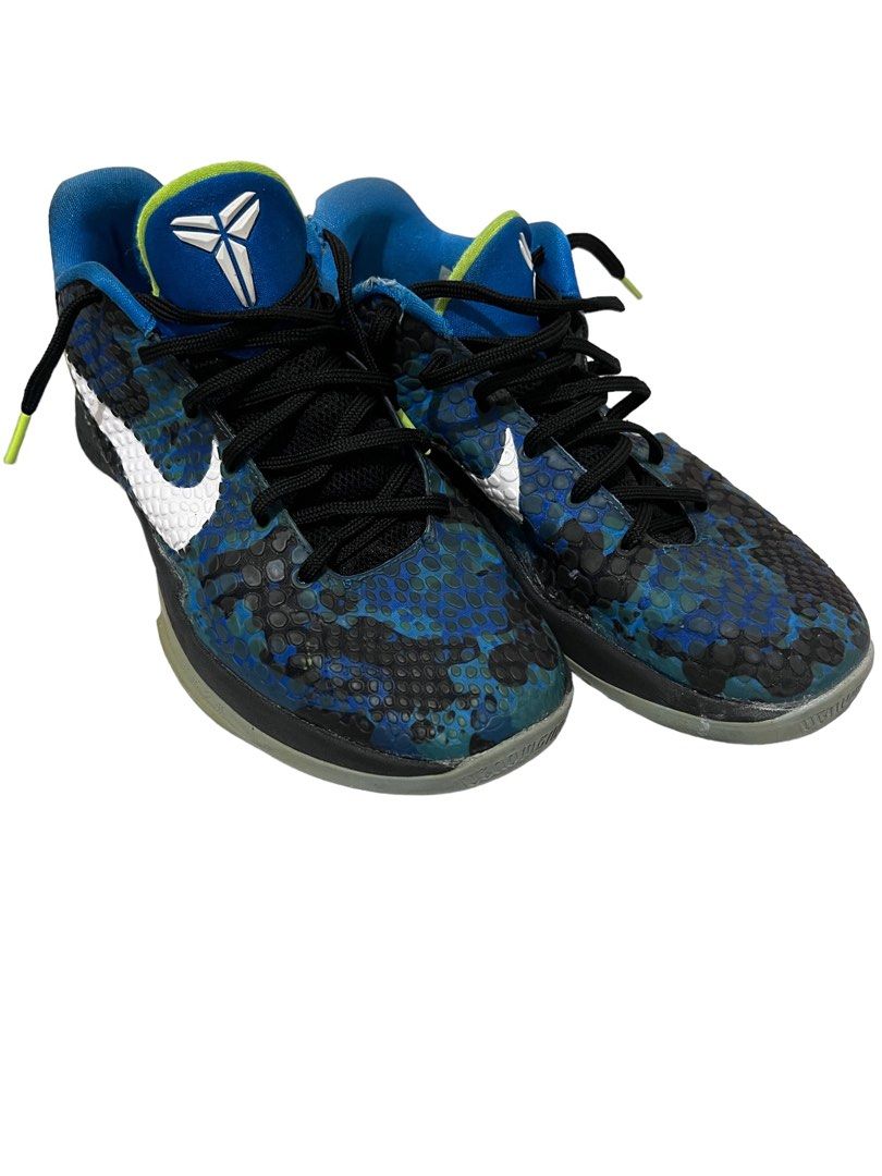 Kobe 6 blue camo authentic Men s Fashion Footwear