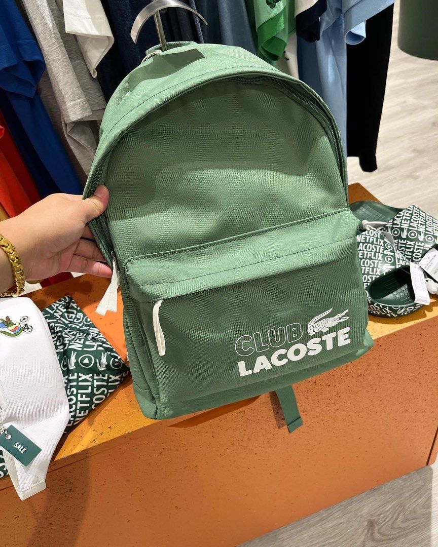 Lacoste Backpack, Men's Fashion, Bags, Backpacks on Carousell