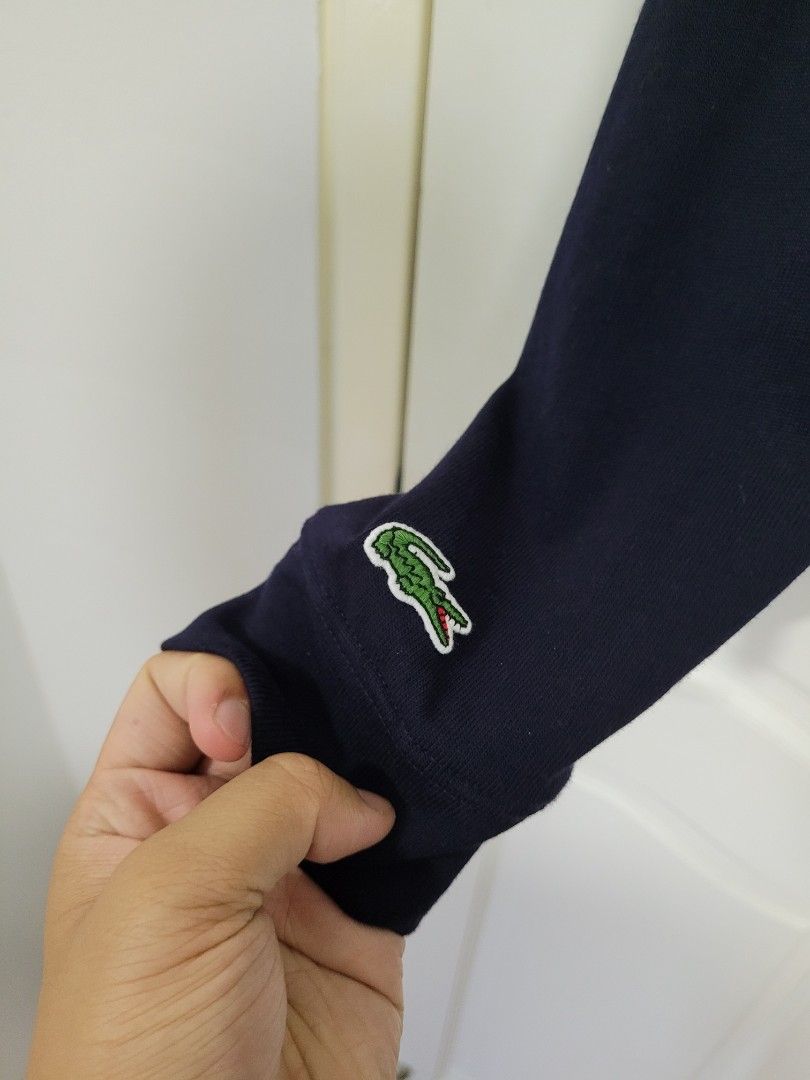 Lacoste Long Sleeve Collar Shirt Rugby Shirt Men s Fashion