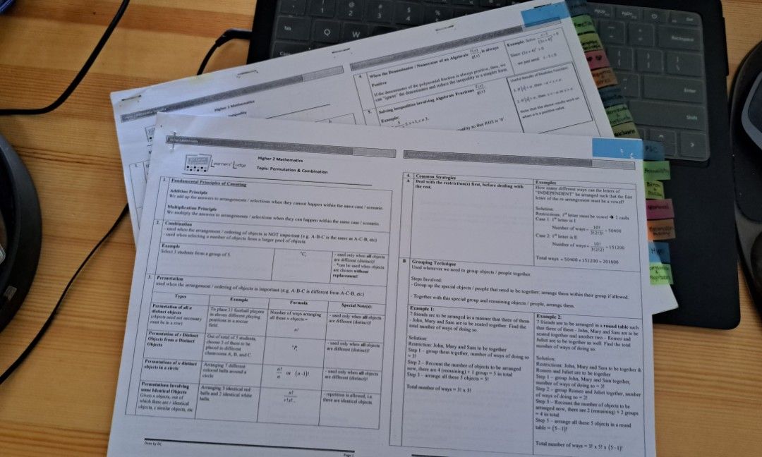 Learner's Lodge H2 Maths Summary Notes, Hobbies & Toys, Books ...