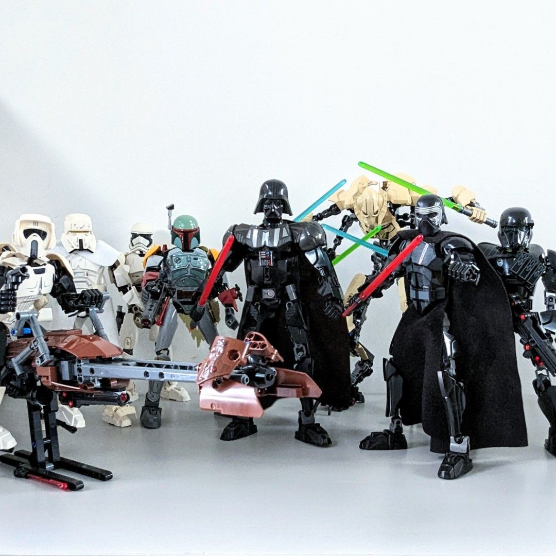 Star wars store buildable figures