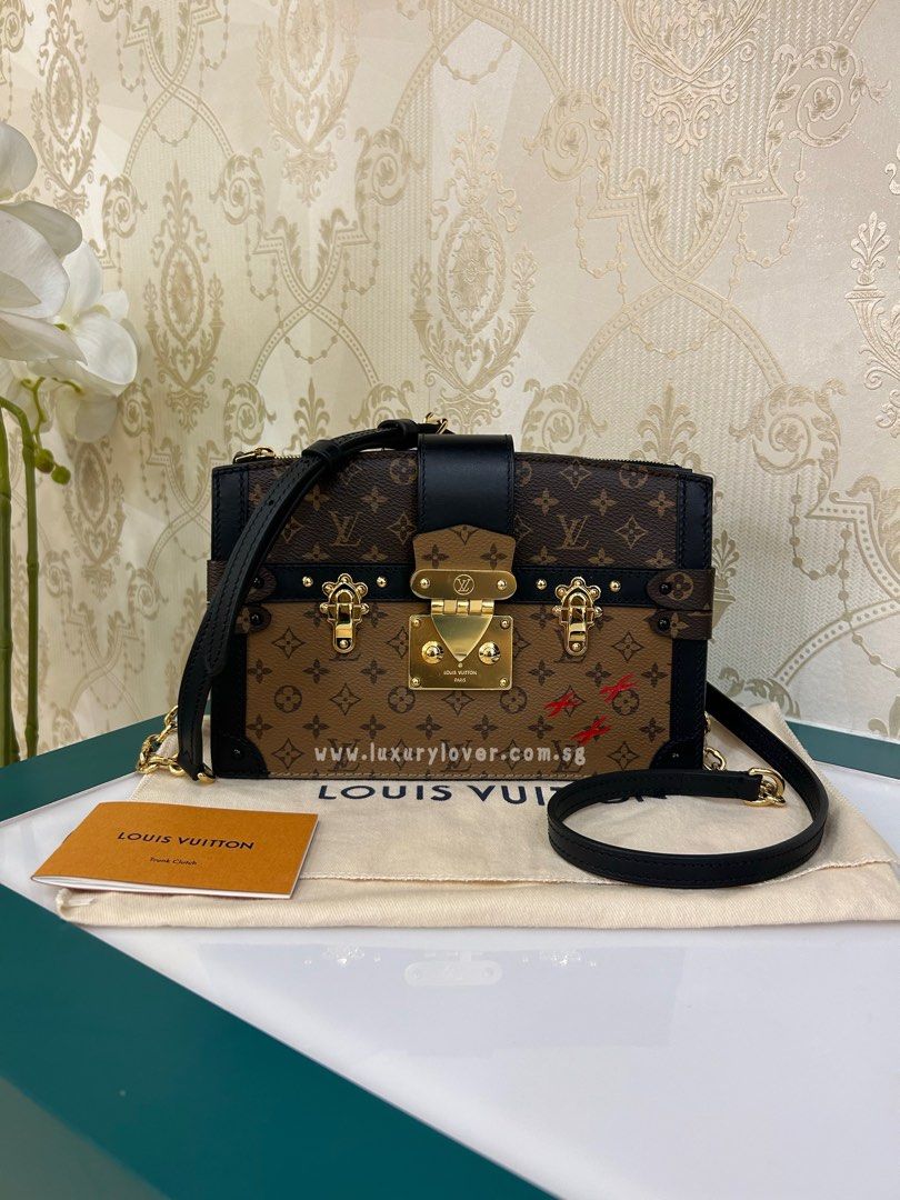 LV TRUNK CLUTCH REVERSE MONOGRAM, Luxury, Bags & Wallets on Carousell