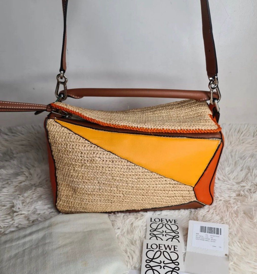 Loewe Pochette Bag Raffia, Women's Fashion, Bags & Wallets, Cross-body Bags  on Carousell