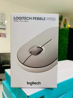 ✅Logitech M350 Wireless Mouse Pebble Sand With Bluetooth