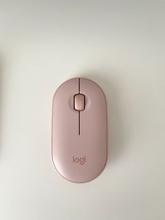 Logitech Wireless Pebble Mouse (Pink)