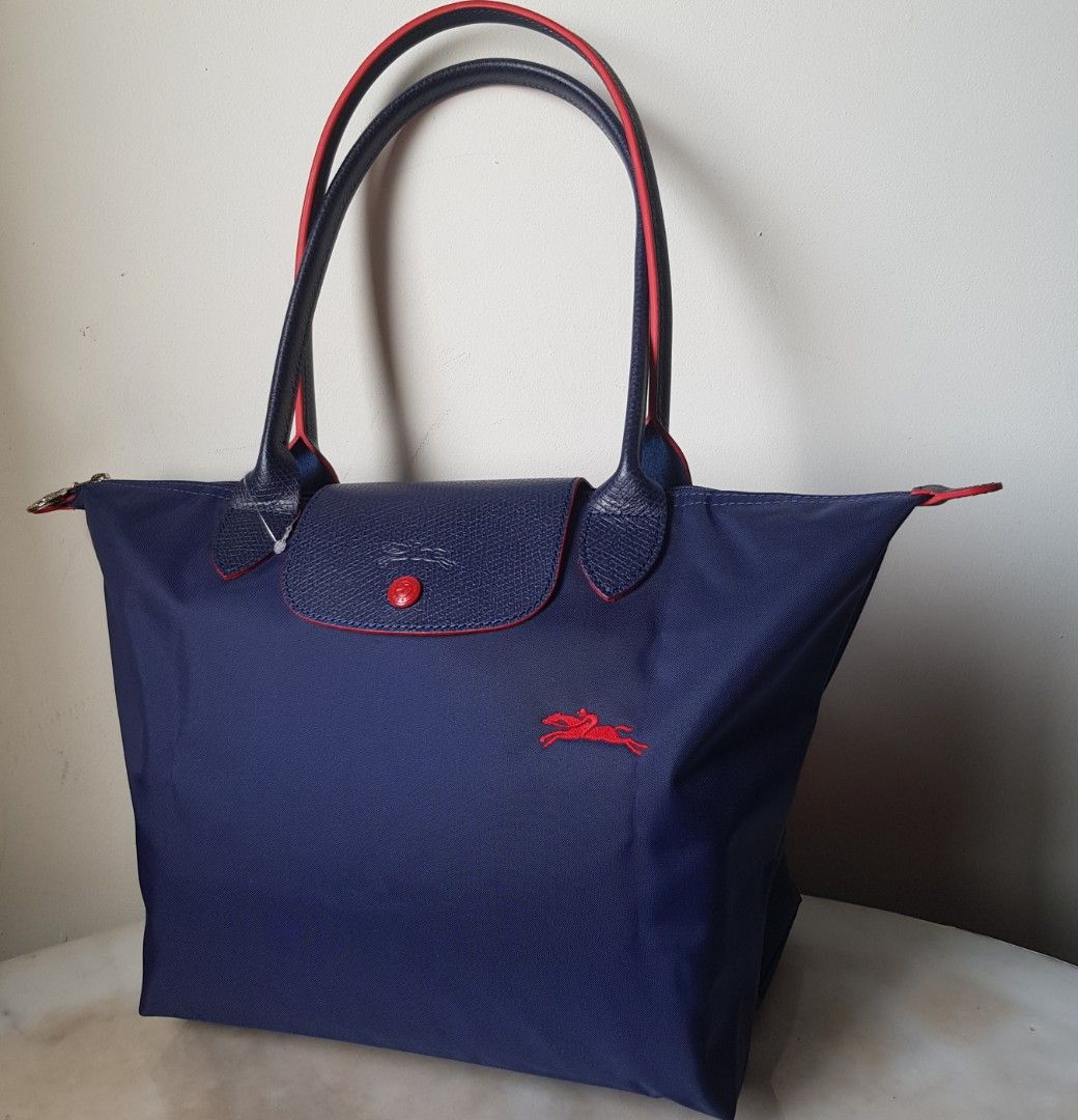 Longchamp Le Pliage Le Club 2605 Small Navy Luxury Bags Wallets on Carousell