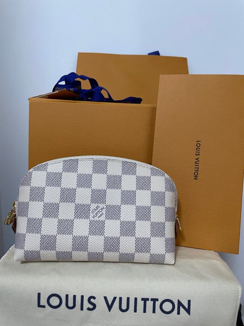 Louis Vuitton Damier Azur Canvas Cosmetic Pouch Louis Vuitton